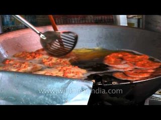 Making of Thai food in a restaurant - Bangkok
