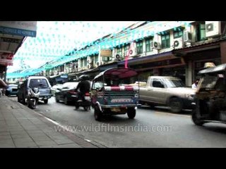 Busy roads of Bangkok - Timelapse