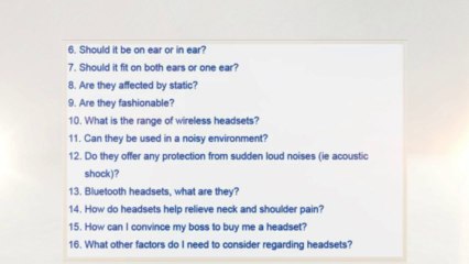 Australia's Headset Place - Headset Information Made Easy