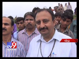 Tv9 Gujarat - Pond leaking after heavy rain in Kheda