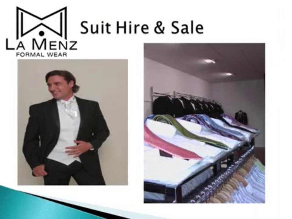 Formal suit hire