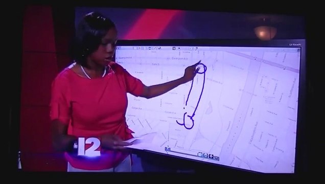 News Reporter Draws Penis - Little mistake..Oups