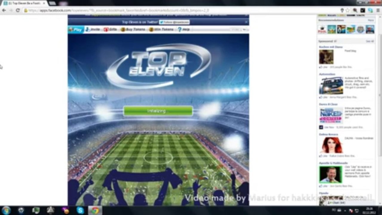 Latest Top Eleven Token Hack tool - 2013 Updated [July 2013]