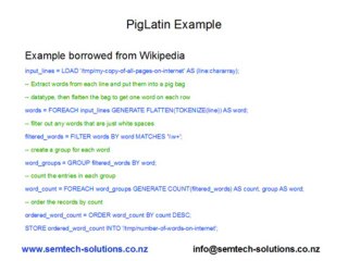 An Introduction to Apache Pig
