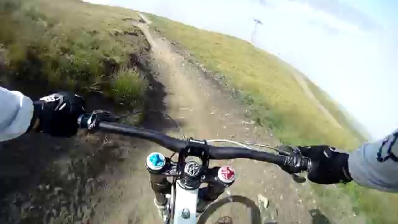 Descente des Diable les 2 Alpes en DH ! 25.07.2011