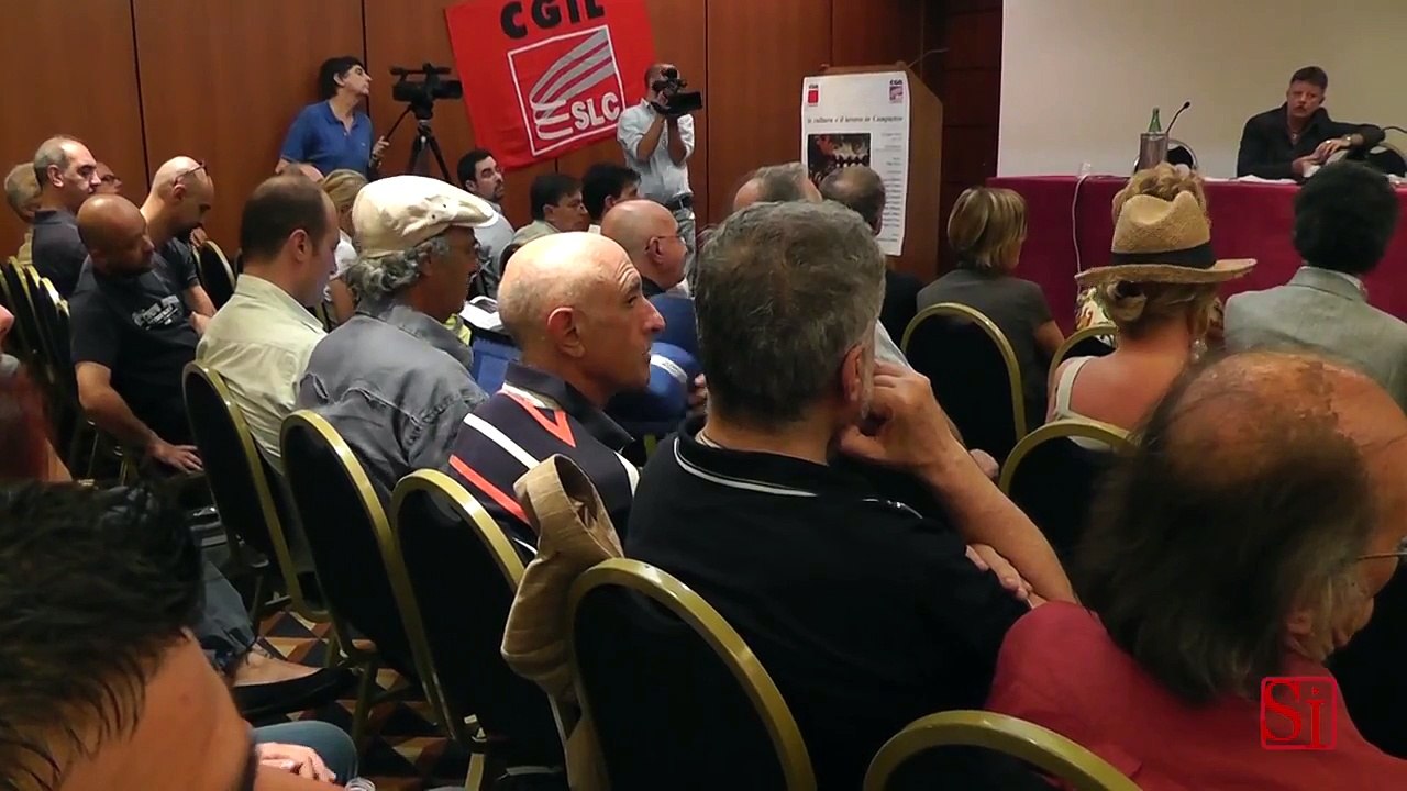 Napoli - Convegno Cgil su cultura e lavoro in Campania (25.07.13)