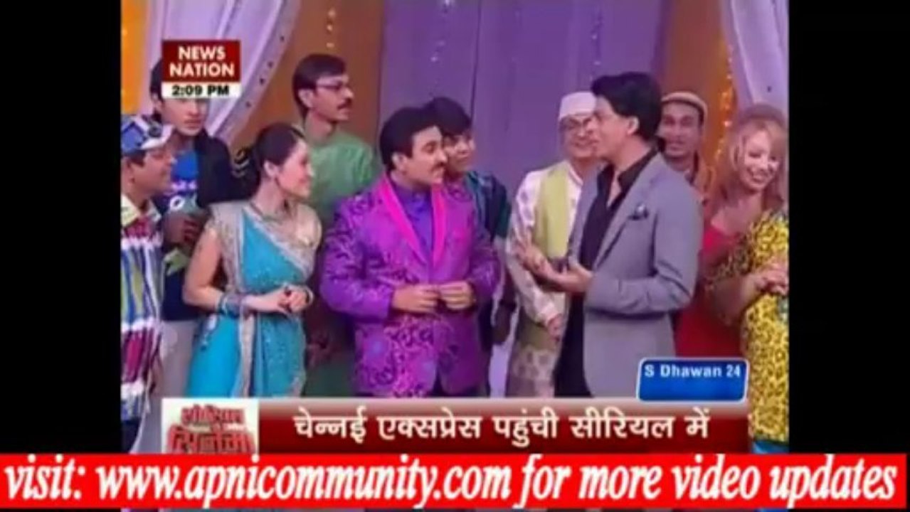 chennai Express Pahunchi Tarak Mehta Set Par