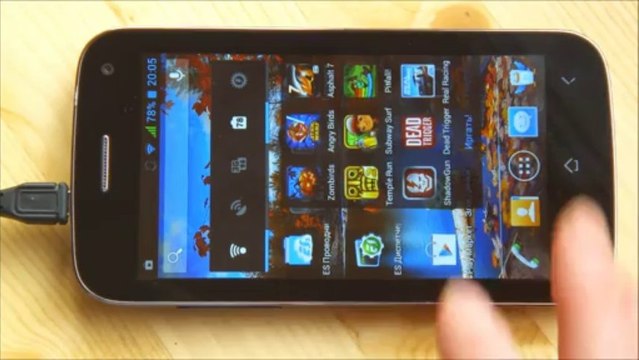 Fly IQ450 Quattro Horizon 2 - обзор возможностей, демонстрация работы