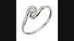 9ct White Gold Cubic Zirconia Swirl Ring Review