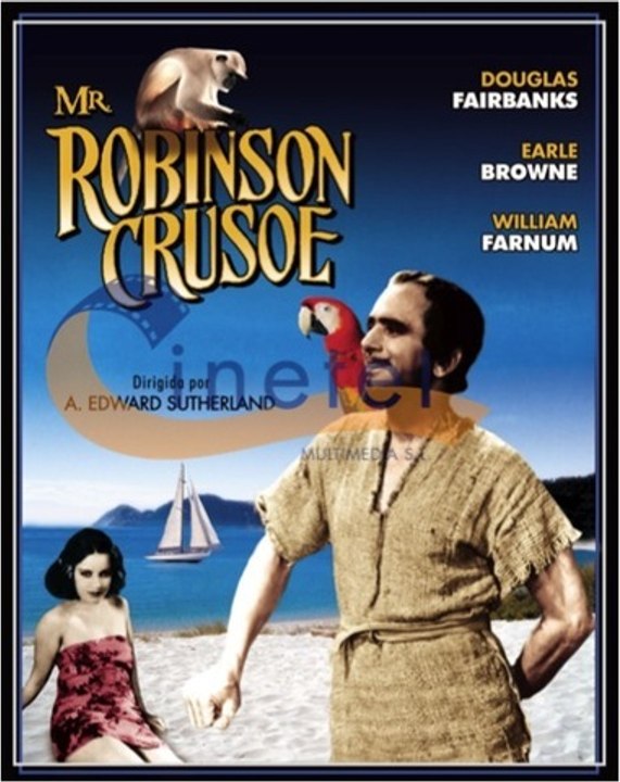 MR. ROBINSON CRUSOE (Mr. Robinson Crusoe, 1932, Full Movie, Spanish, Cinetel)