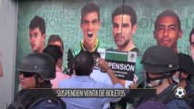 Suspenden venta de boletos en León