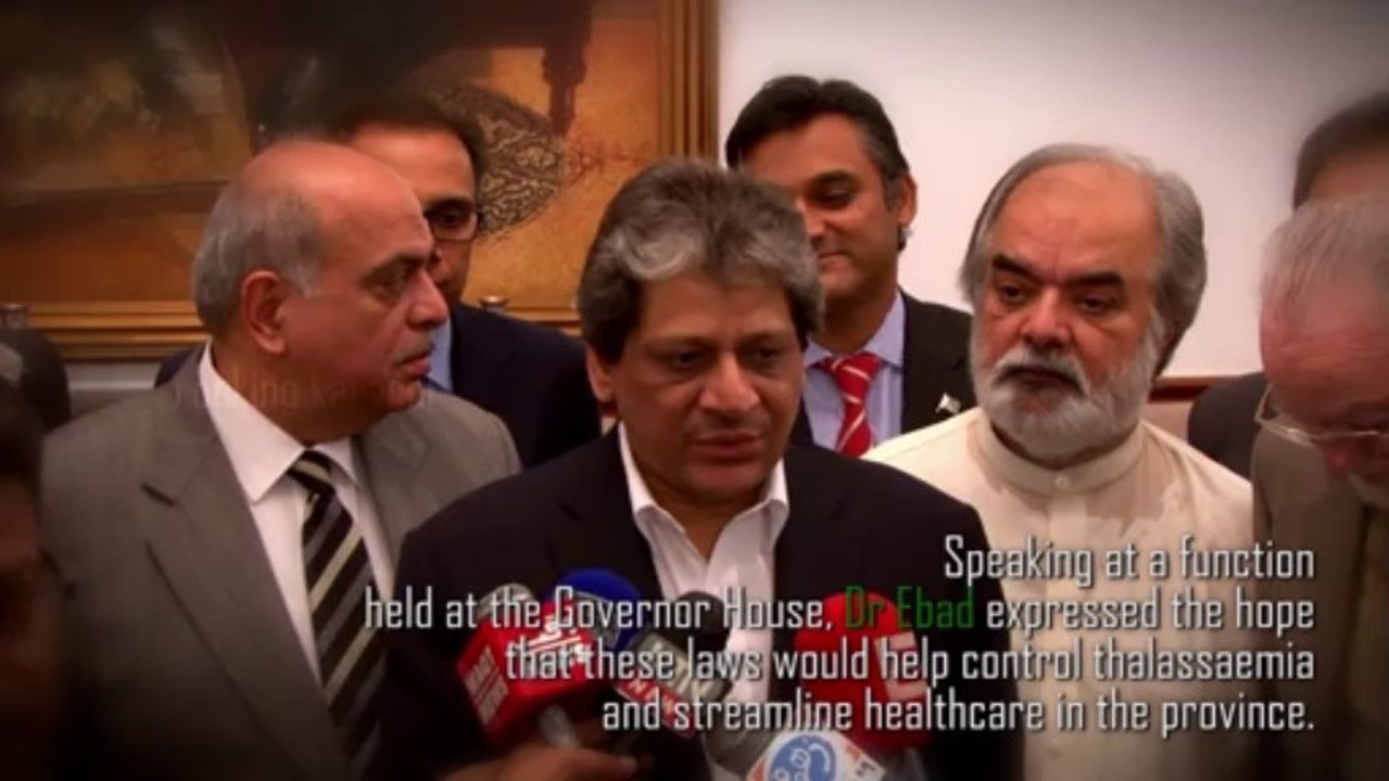 Three health ordinances promulgated By Governor Sindh Dr.Ishrat-ul-Ebad Khan