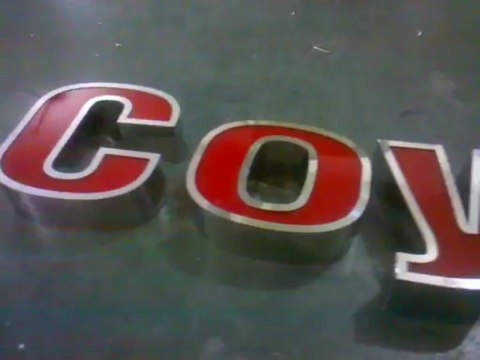 Fileli Paslanmaz Kutu Harf İmalatı, Fileli Krom Kutu Harf onlinekutuharf.com