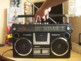 Sanyo M 4500 Boombox Ghettoblaster Full Demo Test