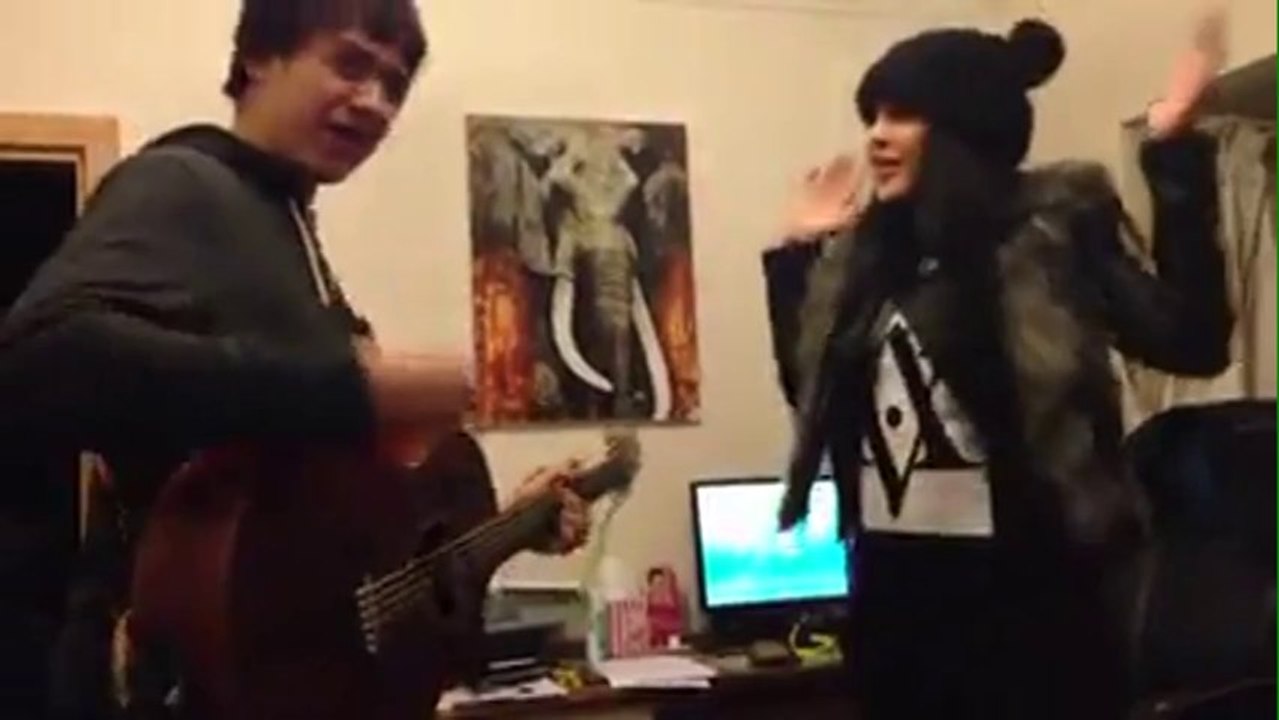 Me singing red indian :D