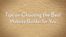 Benefits of Website Builders!!!