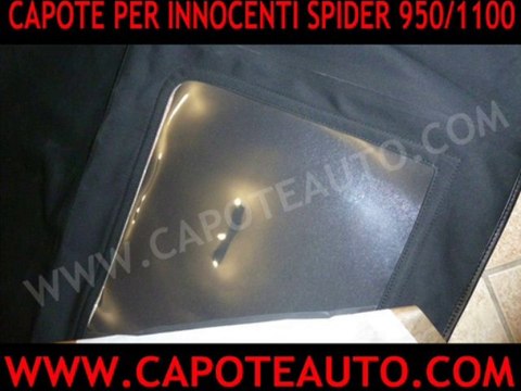 Capote cappotta Innocenti Spider 950 1100 tessuto originale Pininfarina spyder cabrio capota