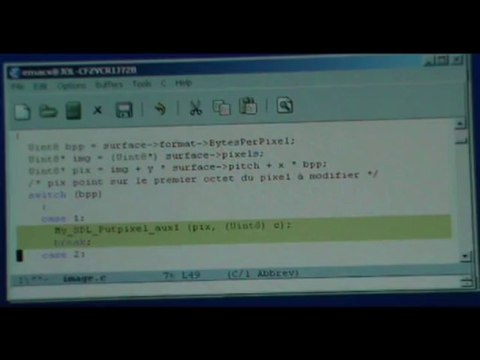 Cours de programmation graphique 10. Fonction PutPixel pour SDL