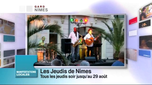 Agenda Sortir France 3 Languedoc-Roussillon du mercredi 7 août 2013