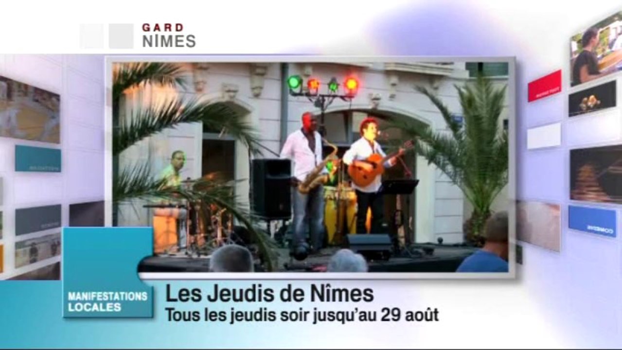 Agenda Sortir France 3 Languedoc-Roussillon du mercredi 7 août 2013