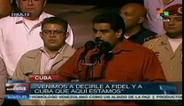 Venimos a decirle a Fidel y Cuba, aquí estamos: pdte. Maduro