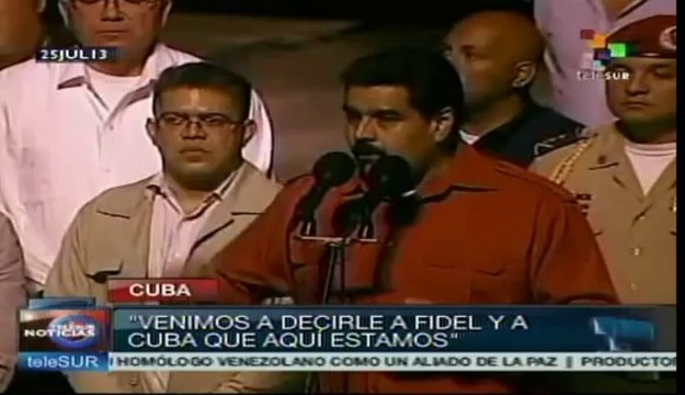 Venimos a decirle a Fidel y Cuba, aquí estamos: pdte. Maduro