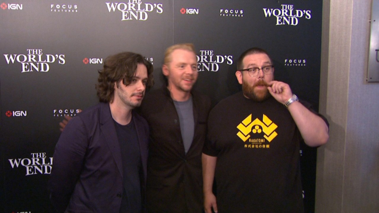 2013 Comic-Con: Simon Pegg, Nick Frost and Edgar Wright Of "The World's End"