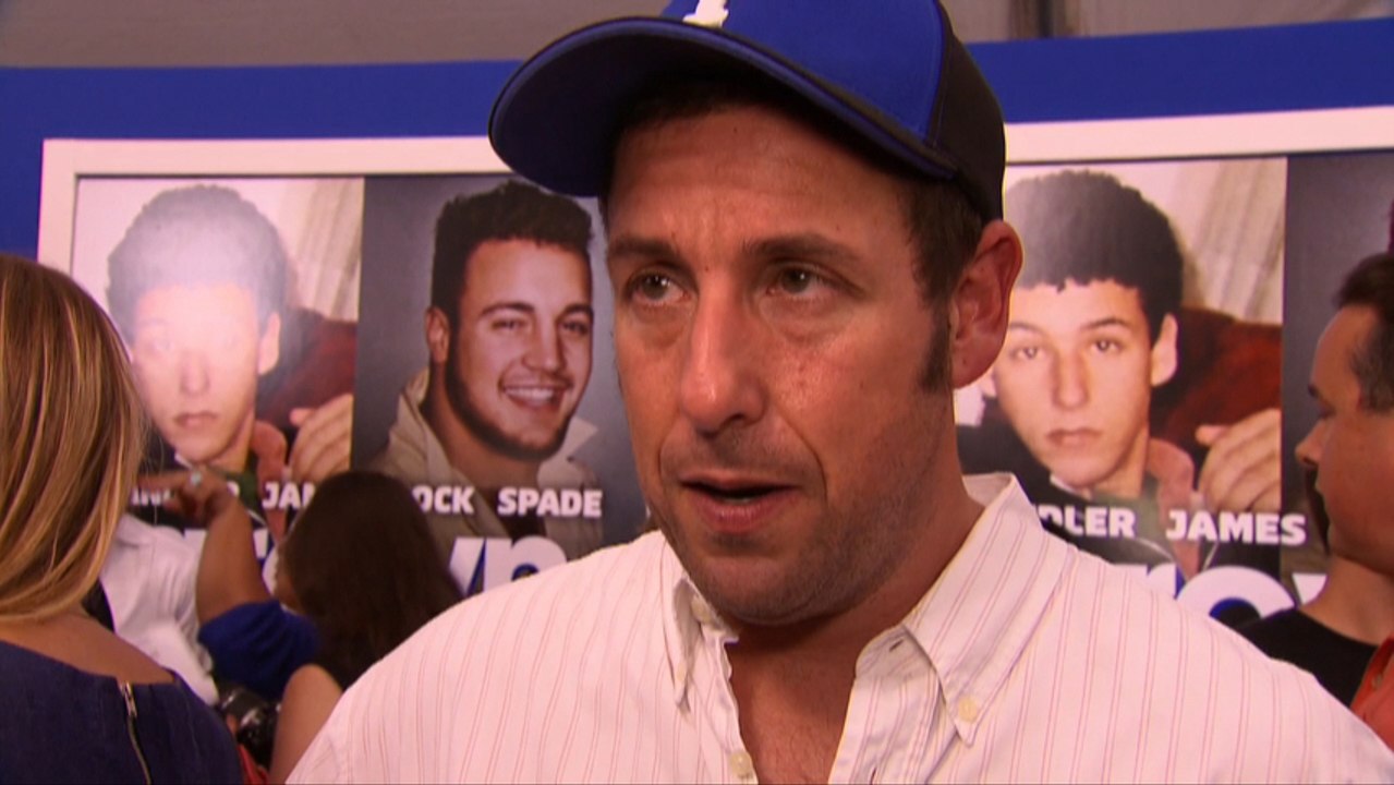 Adam Sandler Hangs With Friends At Premiere Of "Grown Ups 2"
