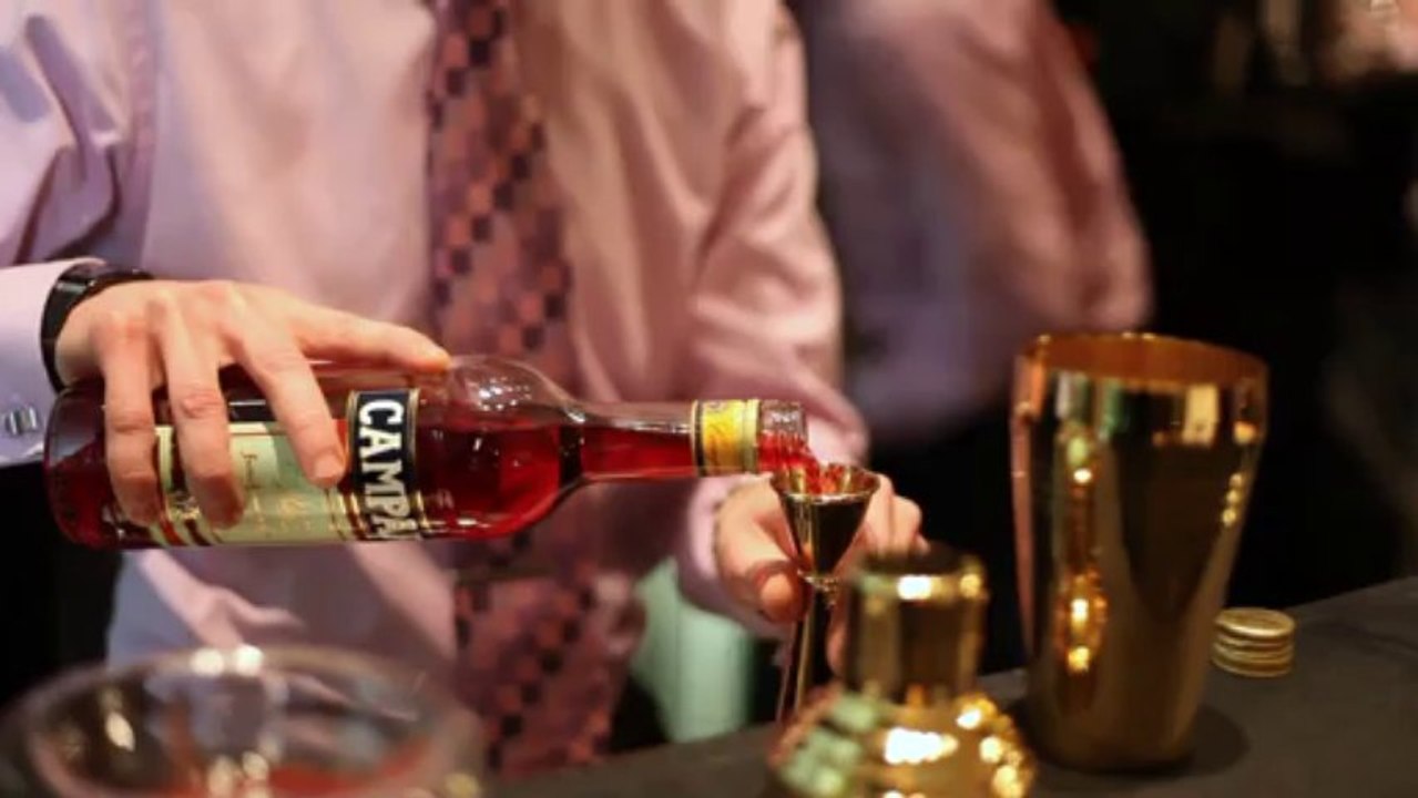 One Negroni Cocktail, The Lobby Bar at One Aldwych in Covent Garden