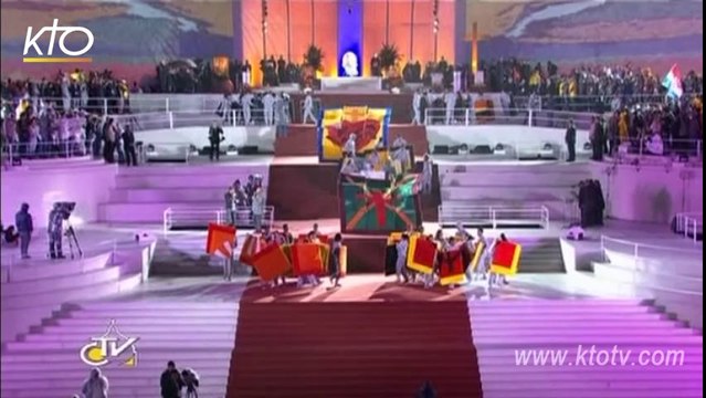 Résumé de la fête d'accueil des jeunes à Copacabana