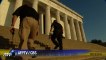 Lincoln Memorial vandalised in Washington