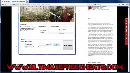 Free The Hobbit Mithril Hack Tool Downlod iPhone / iPad / Android
