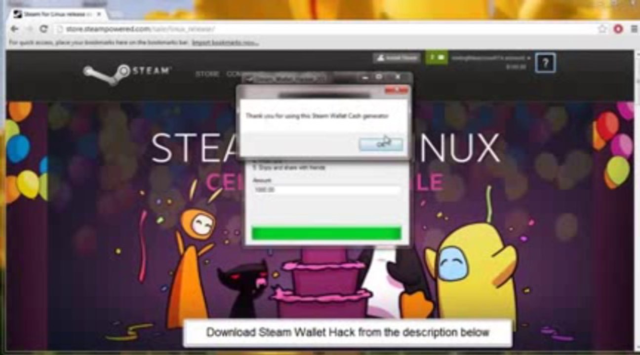 Steam Wallet Hack[Updated on July 2013]