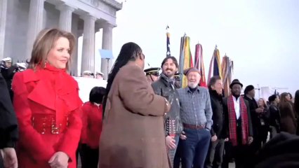 President Obama at the Lincoln Memorial Concert: January 18, 2009