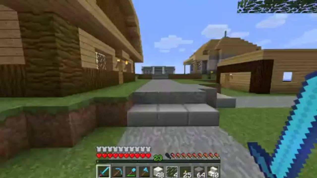 "Building Town Hall" Vanilla Play | Minecraft 1.6.2 | Ep.41