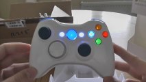 Custom Modded Xbox 360 Controller | XCM Piano White | LED's | Turbo Mode!