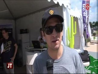 Guillaume Canet au Jumping International de Megève