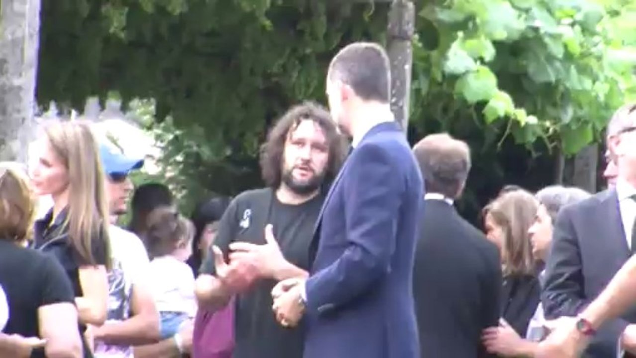 Accident de train en Espagne: visite du Prince Felipe à Saint-Jacques-de-Compostelle