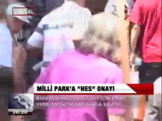 MİLLİ PARK'A HES ONAYI