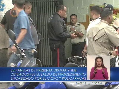 Funcionarios de Policaracas y Cicpc se enfrentan en un operativo