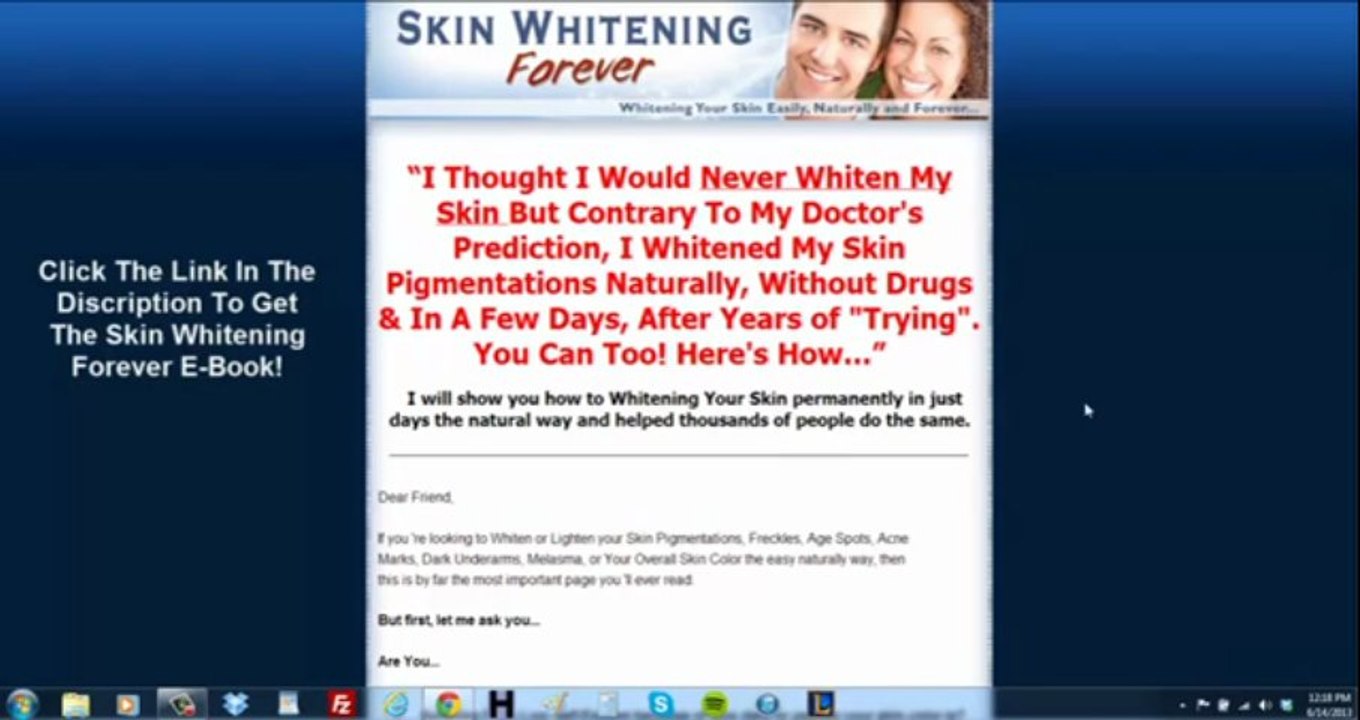 Skin Whitening Forever Review - Honest Review Of Skin Whitening Forever