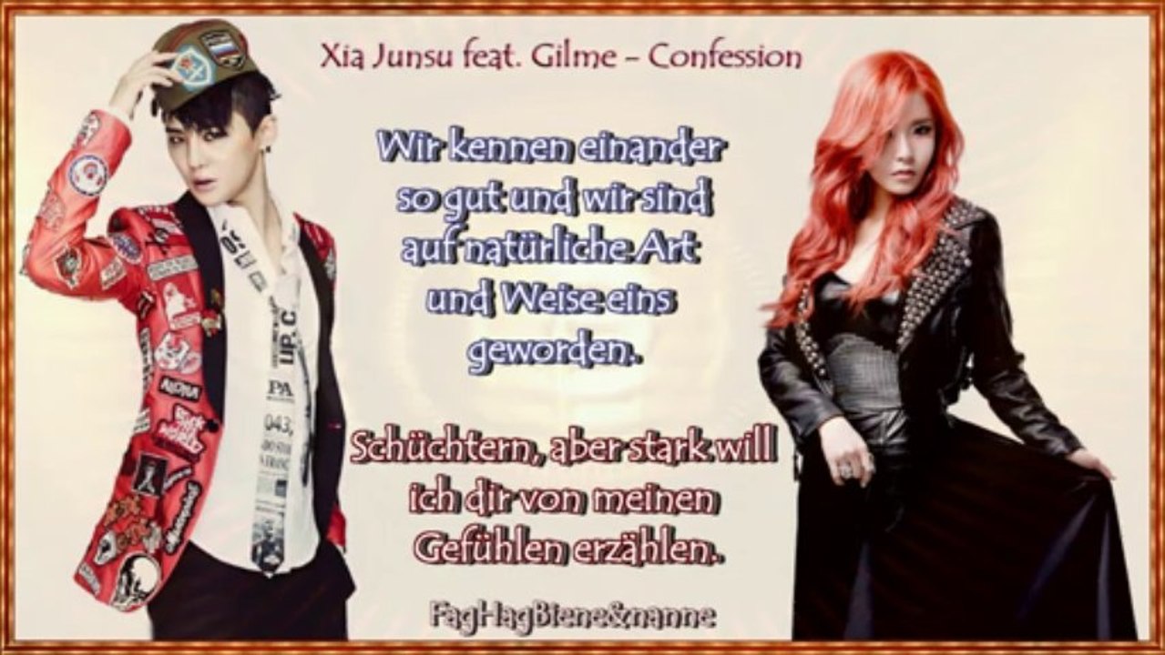Xia Junsu feat. Gilme - Confession k-pop [german sub]
