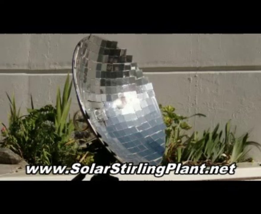 How To Create Electricity Using Solar Stirling Plant