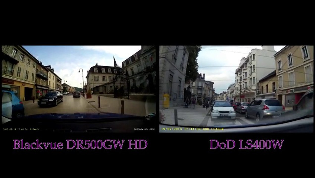 Installation avec 2 caméras embarquées