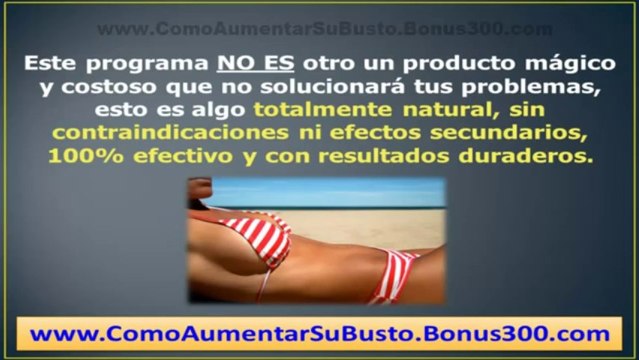 COMO CRECEN LOS SENOS - AUMENTO DE BUSTO SIN CIRUGIA - COMO ENDURECER LOS SENOS