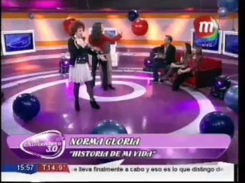 Norma Glora cantó en el Chimentero 3.0 Historias de mi Vida