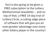 Lottery Method - How to Win Lottery Tips by Ex-Lotto Retailer - Part 2