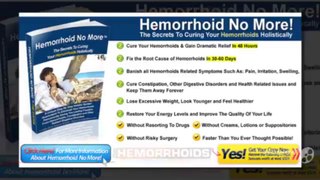 Hemorrhoid No More Download | Hemorrhoid No More Book