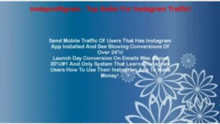 Instaprofitgram  Top Seller For Instagram Traffic!