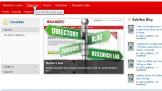 Salehoo Wholesale Sources eBay Directory Review - Walkthrough Members Area
